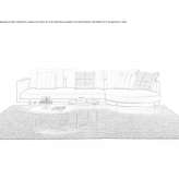 Sectional fabric sofa Yerres