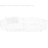 Fabric sofa with removable cover Kayna