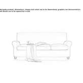 Sofa materiałowa 3-osobowa Yopal