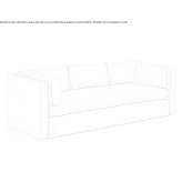 3-seater fabric sofa Bosnasco