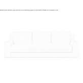 4-seater fabric sofa with a removable cover Goudelin