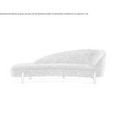 3-seater fabric sofa Atengo