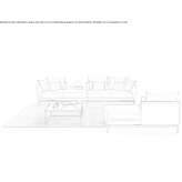 Leather sectional sofa Borino