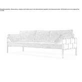 Sofa z tkaniny Quiroga