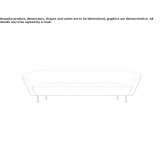 3-seater fabric sofa Acarigua
