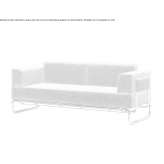 Sofa materiałowa 2-osobowa Bibano
