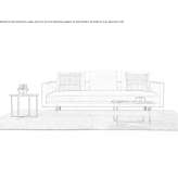Fabric sofa Yerres