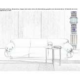 Leather 3-seater sofa Rublevo