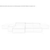 Modułowa sofa segmentowa Osorio