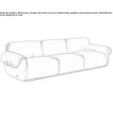 Tapicerowana sofa Zierbena