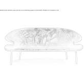 Leather sofa Alparea