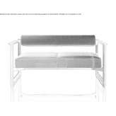 Two-seater fabric sofa with a removable cover Iana
