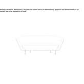 Sofa materiałowa 2-osobowa Acarigua