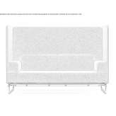 Sectional sofa with high backrest Bibano