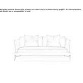 Dwuosobowa sofa materiałowa ze zdejmowanym pokrowcem Karalat