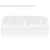 Fabric sofa with removable cover Campeche