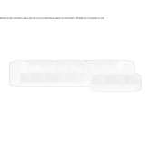Sofa materiałowa segmentowa z szezlongiem Gudurica