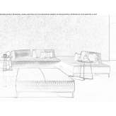 Modułowa sofa wypoczynkowa Plesoiu