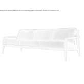Sofa materiałowa 3-osobowa Stende