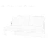 Fabric sofa Giswil