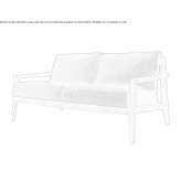 Sofa materiałowa 2-osobowa Stende