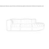 Modułowa sofa segmentowa Bussigny