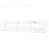 Sofa materiałowa segmentowa ze zdejmowanym pokrowcem Hartford