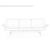 Skórzana sofa segmentowa 3-osobowa Oberaula