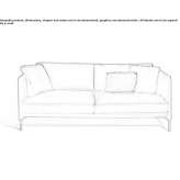 2-seater sofa Bratca