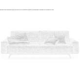 A quilted fabric sofa with a sleigh base Chambara