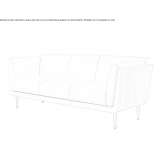 Skórzana sofa 3-osobowa Lauscha