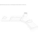 Modułowa sofa segmentowa z tkaniny Bisenti