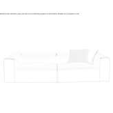 Modular leather sofa with removable cover Pinczow