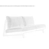 Sofa materiałowa 3-osobowa Progress