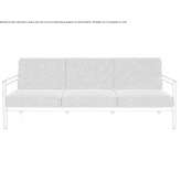 Sofa materiałowa 3-osobowa Walden