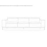 Skórzana sofa segmentowa Privas