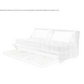 Dwuosobowa rozkładana sofa materiałowa ze zdejmowanym pokrowcem Molochio