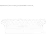 Pikowana skórzana sofa Teuchern