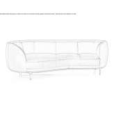 Fabric sofa Sision