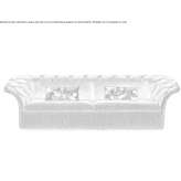 Pikowana sofa z tkaniny Teuchern
