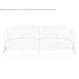 Sofa materiałowa 2-osobowa Chetilla