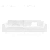 Segmentowa sofa materiałowa Yauca