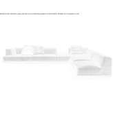 Modułowa sofa z tkaniny Vitulano