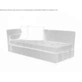 Fabric fold-out sofa with removable cover Molochio