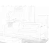 Leather 2-seater sofa Acos