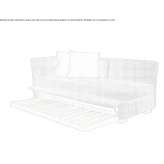 Dwuosobowa rozkładana sofa materiałowa ze zdejmowanym pokrowcem Molochio