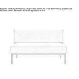 Upholstered modular sofa Vaendra