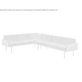 Sectional fabric sofa Guaca