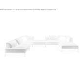 Modular sectional sofa made of fabric Westdale
