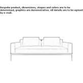 Fabric sofa Balboa